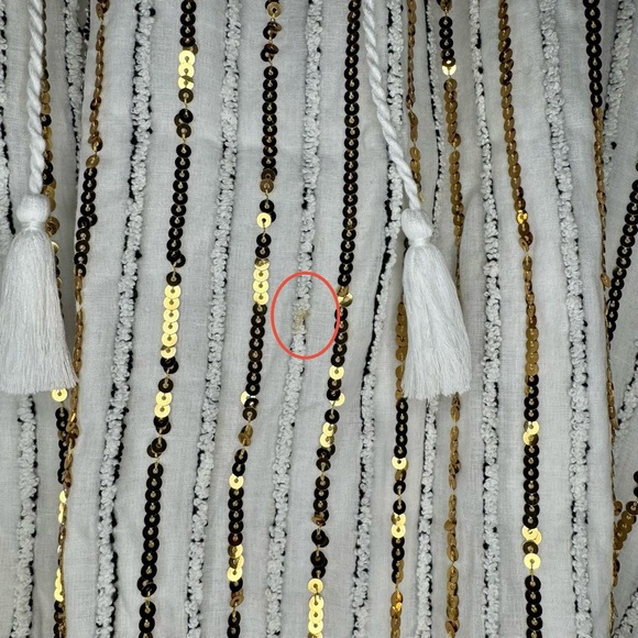 Johnny Was Jade Eden Sequin Top | Size Large - Picture 5 of 10